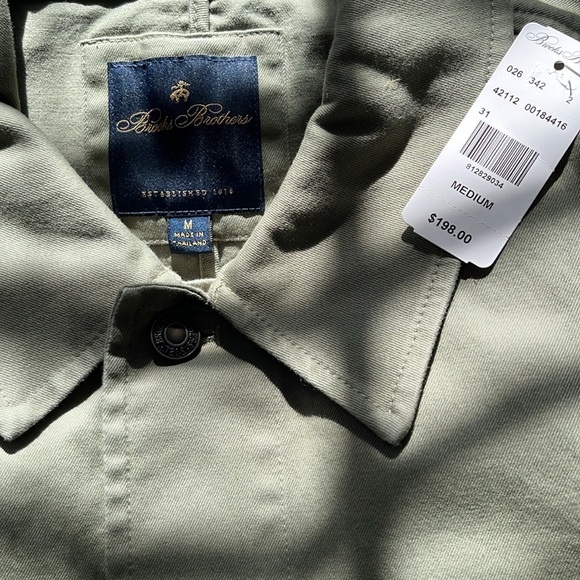 NWT Brooks Brothers Shirt Jacket Men’s Medium - Picture 5 of 13